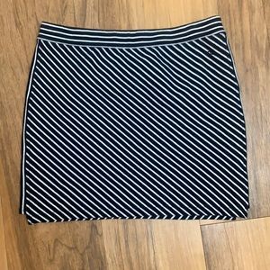 Rag & bone mini skirt black and white stripe